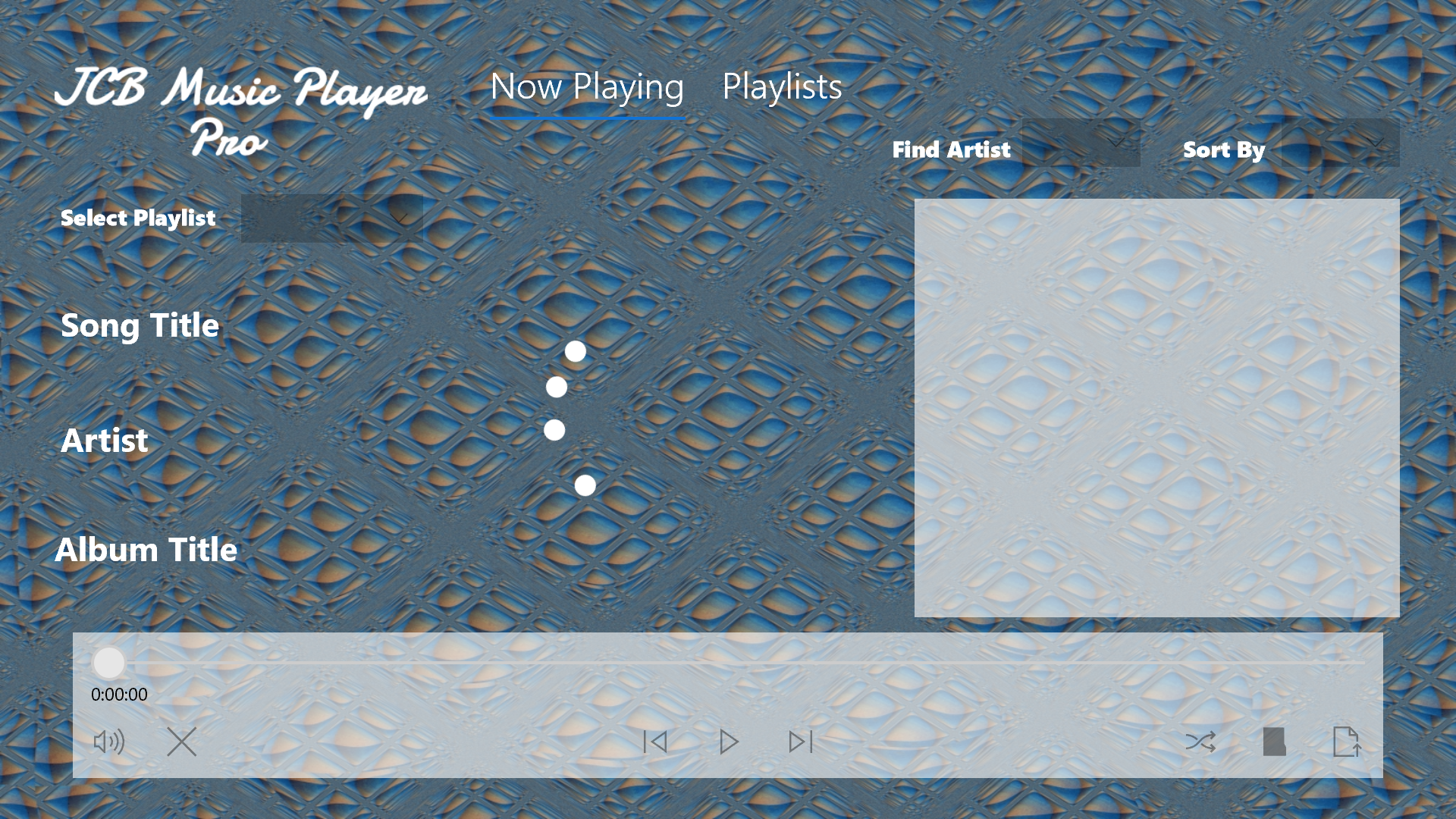 JCB Music Player