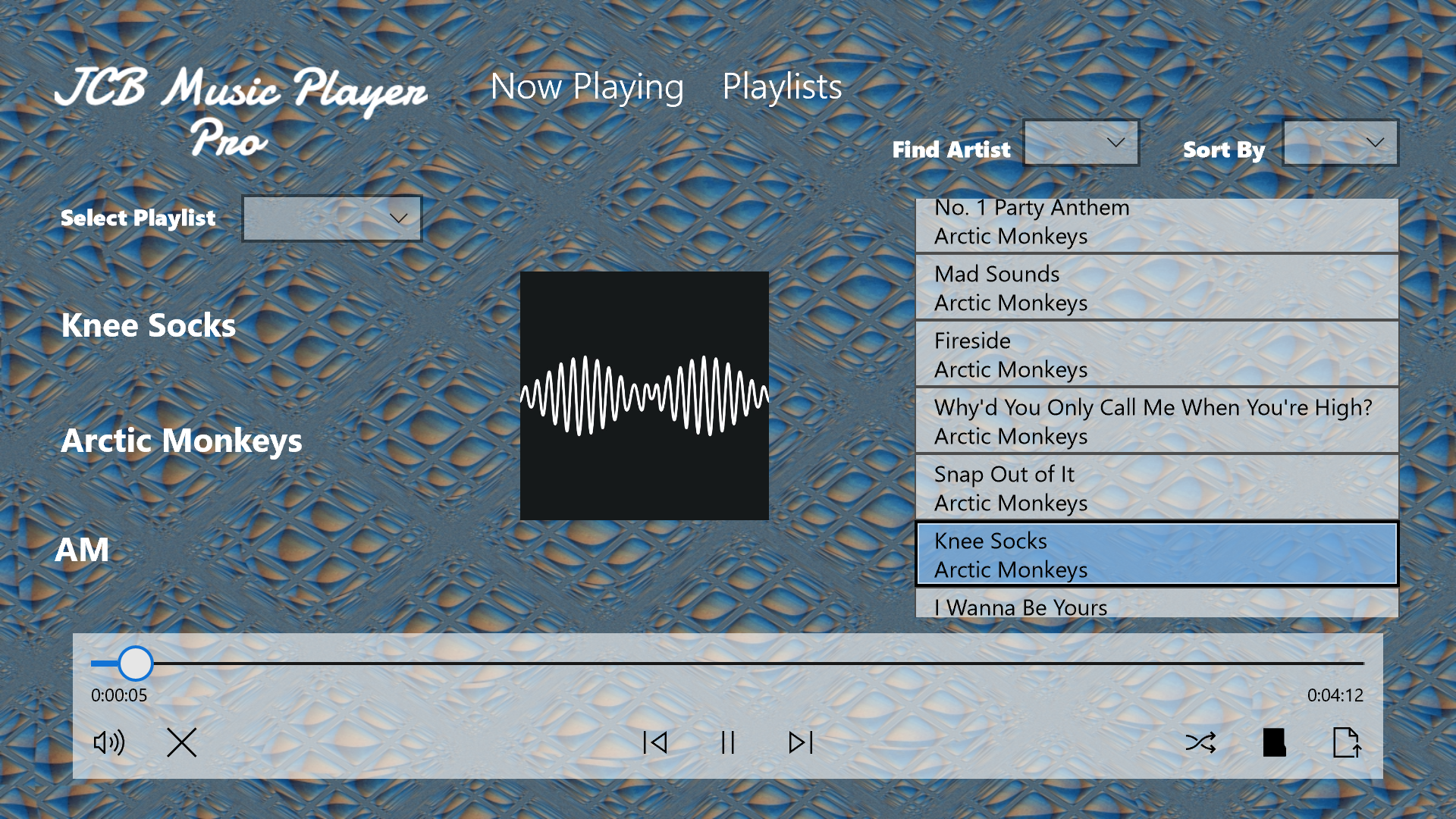 JCB Music Player